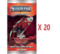 Slugterra Carte Cards Game Potere dei Mostri Lotto 20 Bustine Gedis
