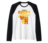 Slugterra Licenza Merch | Scegli Le tue Munizioni, Burpy | STC1005 Maglia con Maniche Raglan