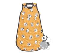 Slumbersac Sacco a pelo estivo bambini 56 cm Panda | Sacco nanna neonato estivo 0-3 mesi cotone leggero | Sacco nanna 1 Tog Sacco a pelo bambini