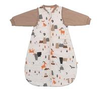 Slumbersac Sacco nanna 2.5 Tog 80 cm Animali di montagna | Sacco nanna 6-12 mesi cotone annuale | Sacco a pelo bambini maniche rimovibili