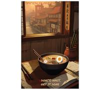 Slurp & Schedule - Weekly Planner with Ramen Theme: Undated Weekly Organizer with Note Pages for Foodies & Stationery Lovers