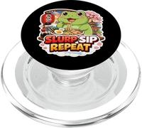Slurp Sorso Ripeti Divertente Rana Mangiare Ramen Noodle Zuppa Giappone PopSockets PopGrip per MagSafe