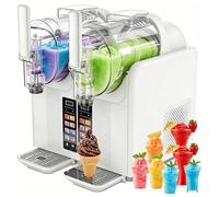 Slush Maker Machine 2L Dual Tank, 430W, 7-in-1 multifunzione gelato e cocktail Maker, raffreddamento rapido per uso domestico, perfetto per daiquiris e margarita