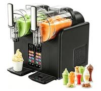 Slushie Machine, macchina per gelato 7 in 1 per bevande e gelati, auto-refrigerante con 7 preset, display a LED e pulizia automatica, ideale per feste e riunioni di famiglia