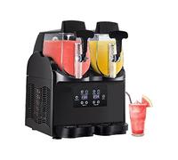 Slushy Machine commerciale 2x2.5L Home Slush Maker Distributore di bevande for ghiacciate Succo ghiacciato Frullato for la produzione attrezzature,Alta Stabilità