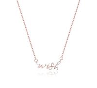 SLUYNZ Collana girocollo in argento Sterling 925 per donne, adolescenti, ragazze, con ciondolo con parole per lei compleanno anniversario, Small, Argento sterling, Nessuna pietra preziosa