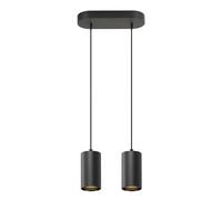SLV 1006433 - Lampada a sospensione Asto tubo nero 2 x GU10