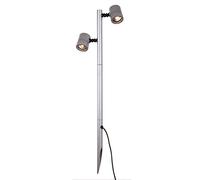 SLV 228792 MYRA 2er lamp head, silvergrey, GU10, max. 2x50W