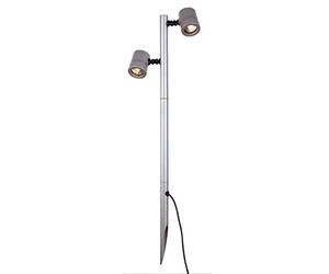 SLV 228792 MYRA 2er lamp head, silvergrey, GU10, max. 2x50W