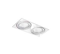 SLV - Faretto da incasso Downlight, 2x50W/GU10/ES111 NOVA AZ2934 Azzardo