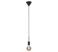 SLV PACO - Lampadario a sospensione a 1 luce, E27, colore: Nero