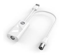 SLx Amplificatore di segnale per TV/Digital Freeview con filtro 4G integrato e filtro 5G - 1 via compatto USB alimentato amplificatore booster box per TV, antenna