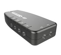 SLx - Amplificatore di segnale TV a 4 vie, amplificatore di distribuzione del segnale con connessioni coassiali, filtro 4G e 5G, migliore efficienza energetica