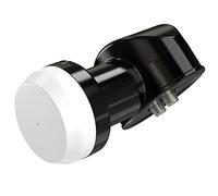 SLx LNB 2 Quad Output, LNB per ricevitore satellitare Freesat/Satellite Band, KU Band, LNB universale per Sky HD, Sky HD+, Freesat HD, 25 MHz PLL Crystal, con supporto MK4