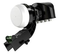 SLx LNB Quad Output, 4K Satellite HD 4 Uscita KU Band universale per SKY HD/Freesat HD con staffa MK4
