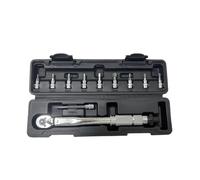 SLXGSPECH Chiave Dinamometrica A Doppia Precisa Da 1/4'', Attacco 2-24N.m, Set Di Chiavi A Bussola For Bici MTB, A Cricchetto For Bicicletta E Moto, Kit Attrezzi For La Riparazione(NO.4)