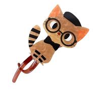 SLXLYH 1 fermaglio per capelli a forma di gatto, in acrilico, dal design pratico, alla moda, per donne e ragazze, per uso quotidiano e feste (occhiali gialli)