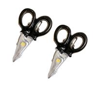 SLXLYH 2 fermagli per capelli a forma di scopa da strega per Halloween, per donne e ragazze, accessori per feste in costume, stile vintage (forbici)