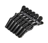 SLXLYH 6 fermagli per capelli dal design pratico a becco d'anatra per donne di tutte le età, per l'uso quotidiano e occasioni speciali (nero)