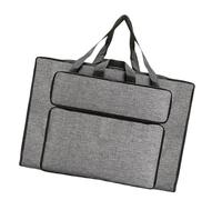 SLXLYH Borsa per il trasporto del tavolo da disegno, resistente all'acqua, custodia per il trasporto di artisti, per pittura su tela, poster, Grigio chiaro