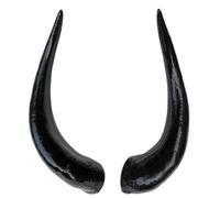 SLXLYH Cerchietto per capelli realistico in finto corno da diavolo, colore nero, meraviglioso per Halloween e occasioni speciali, decorazione eccezionale (nero, L)