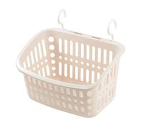 SLXLYH Cesto portaoggetti con ganci, impilabile, da tavolo, contenitore da parete, per casa, cucina, dormitorio, bagno, cestino portaoggetti per cosmetici per bancone del bagno