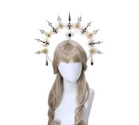 SLXLYH Corone per capelli, kit per la realizzazione di costumi da Madre Dio, fascia per capelli da donna, diademi femminili (Ts84A5)