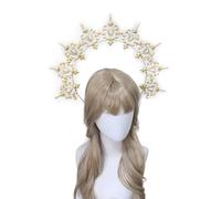 SLXLYH Corone per capelli, kit per la realizzazione di costumi da Madre Dio, fascia per capelli da donna, diademi femminili (Ts90A2)