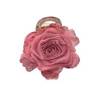 SLXLYH Elegante fermaglio per capelli a forma di fiore, pratico fermaglio per capelli antiscivolo, accessorio alla moda per donne (rosa fagiolo)