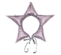 SLXLYH Fasce per capelli a forma di stella glitterate fatte a mano, cappello da ragazza, clip glitterata, accessori per foto per feste di Halloween