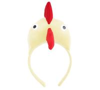 SLXLYH Fascia per capelli divertente per foto con gallo in stile cartone animato, fascia imbottita per feste musicali (pulcino 3D)