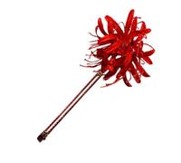 SLXLYH Fascia per orecchie in stile vintage, in peluche, confortevole, accessorio alla moda per cosplay e uso quotidiano (fermaglio per capelli rosso a riva)