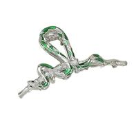 SLXLYH Forcina per capelli da donna con nappe a forma di serpente cinese Buyao, pettini e forcine per capelli antiche (krait argento)