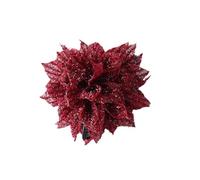 SLXLYH Grande fermaglio per capelli a forma di fiore, da donna, in tessuto antiscivolo, per coda di cavallo, chignon, accessori per lo styling per uso quotidiano (fiori rossi)
