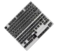 SLXLYH PBTs Keycap 133Keys Grigio Nebbie Keycaps Sublimazione di colore XDA Altezza Keycaps per Mx Switch Gaming Tastiere Meccaniche