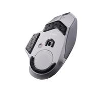 SLXLYH Tappetino per mouse con texture 3D con piedini per mouse wireless G502X Plus, bordi curvi (nero)