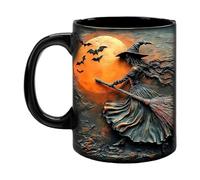 SLXLYH Tazze di streghe a tema Halloween Tazza di ceramica di grande capacità Streghe Tazze per regalo o decorazioni per la casa Tazze di grande capacità