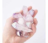 SLXWSXZE 1 pz Geode Cristallo Grezzo Cluster di Cristallo Naturale Grezzo Bacchetta Quarzo geodeSpecimen Decor for la Cristalli Reiki