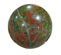 SLXWSXZE 1 pz Naturale Fiore Smeraldo Sfera di Smeraldo Pietra di Cristallo Purificazione Smagnetizzazione Pietra NaturalReiki Decorazione Cristalli Reiki