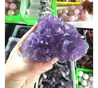 SLXWSXZE Geode di Ametista Naturale Cluster Pietre di Quarzo Viola Geode di Cristallo Cluster di Ametista for la Decorazione Domestica NaturalCrystal Cristalli Reiki (Color : Purple, Size : 700-800g)