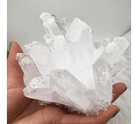 SLXWSXZE Grappolo di Cristallo Trasparente Bianco Naturale Smagnetizzazione del di Pietra Decorazione di Pietra di purificazione della Pietra Decorazione NaturalReiki Cristalli Reiki