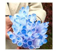 SLXWSXZE Natural Sky Blue Dream Cristallo Trasparente Cluster Pietra smagnetizzazione Pietra Purificazione Pietra Decorazione Regalo Cristalli Reiki (Size : 400-450g)