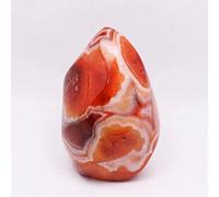 SLXWSXZE Pietra 1pc 200g-1000g Naturale Agata Rossa Corniola Fiamma Pietra Cristallo Ornamenti Regalo Cristalli Reiki (Color : 1pc 300g-390g)