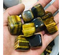 SLXWSXZE Pietra Naturale dell'occhio di Tigre lucidata Rolling Stone Crystal Decorazione NaturalReiki Cristalli Reiki (Size : 400g)