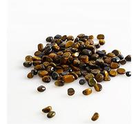 SLXWSXZE Pietre di Cristallo di Quarzo di Ghiaia di Pietra Naturale Gialla Naturale dell'occhio di Tigre di Cristallo Cristalli Reiki (Size : 100g)