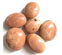 SLXWSXZE Regalo for la Decorazione della casa di Pietre preziose Naturali di Pietra di Luna di Pesca Cristalli Reiki