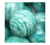 SLXWSXZE Sfera di Cristallo di Quarzo amazzonite Verde Naturale Sfera di Pietra Campione Lucido Ornamenti Reiki for Regalo di Decor Cristalli Reiki