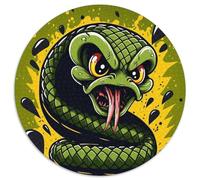 Sly Serpent: il puzzle da 1000 pezzi più bello per adulti, puzzle rotondo da 1000 pezzi, sfida per la mente, attività educativa per adolescenti (dimensioni 67,5x67,5 cm)