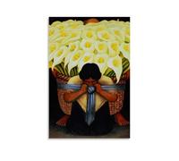 SLYASZX Diego Rivera, poster su tela decorativa per pittura ad olio, da appendere, per casa, soggiorno, camera da letto, sala da pranzo, senza cornice, stile 30 x 45 cm