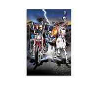SLYASZX Poster su tela con Harley Davidson David Mann, pittura ad olio decorativa, da appendere, per casa, soggiorno, camera da letto, sala da pranzo, senza cornice, stile 40 x 60 cm